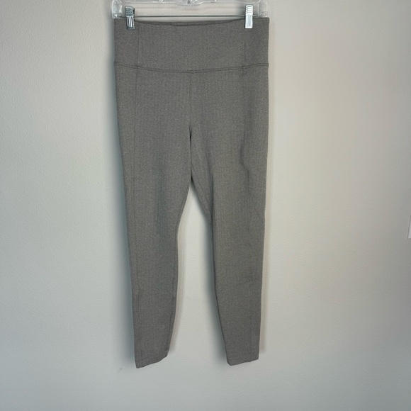 Athleta Delancey Herringbone Tight Asphalt/Bright white size S - Picture 4 of 15